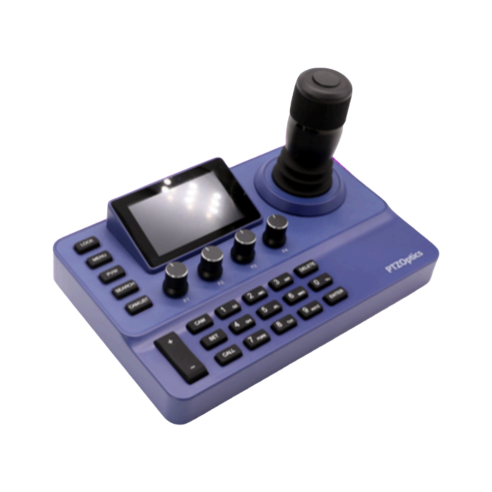 PTZOptics MiniJoy PTZ Joystick Controller | IP, Serial & NDI