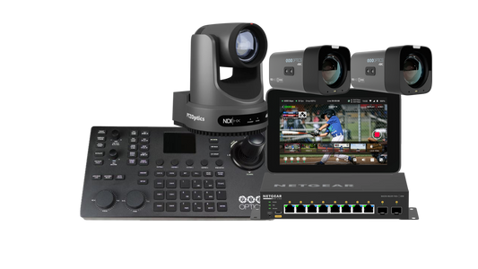 PTZOptics, YoloBox Ultra, and Netgear Sports Bundle