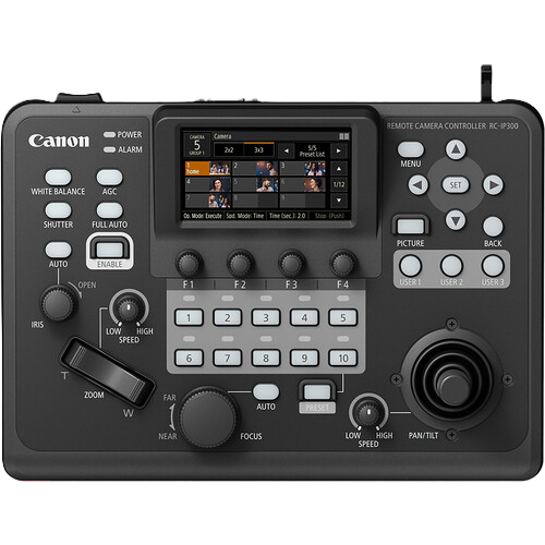 Canon RC-IP300 PTZ Controller Functions