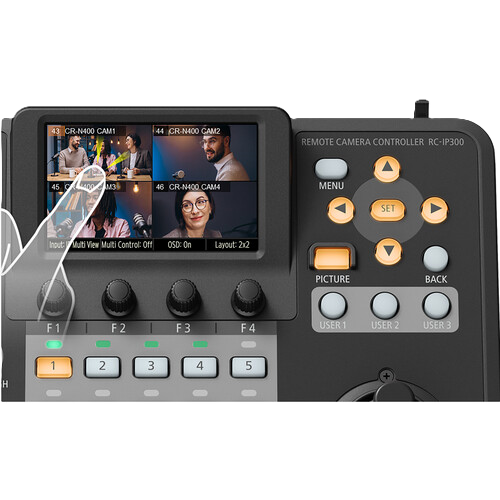 Canon RC-IP300 PTZ Controller Multiple Feeds