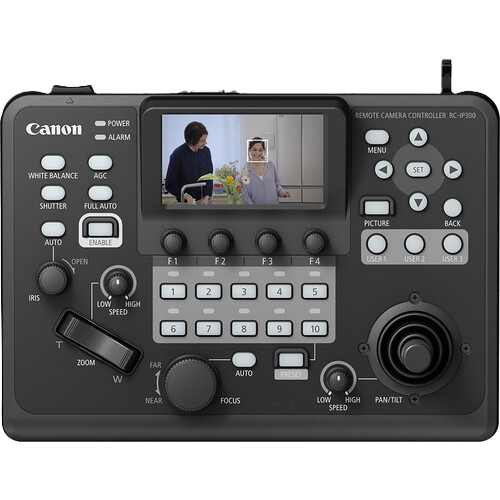 Canon RC-IP300 PTZ Controller Top View