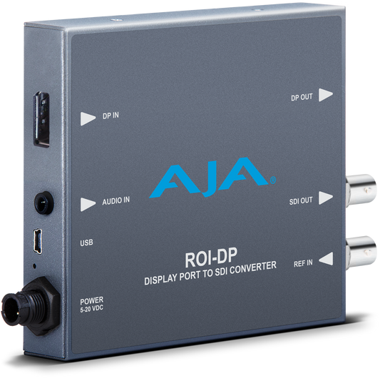 AJA DisplayPort to SDI with ROI scaling Right