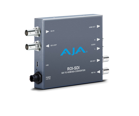 AJA 3G-SDI to 3G-SDI/HDMI Converter with ROI Scaling