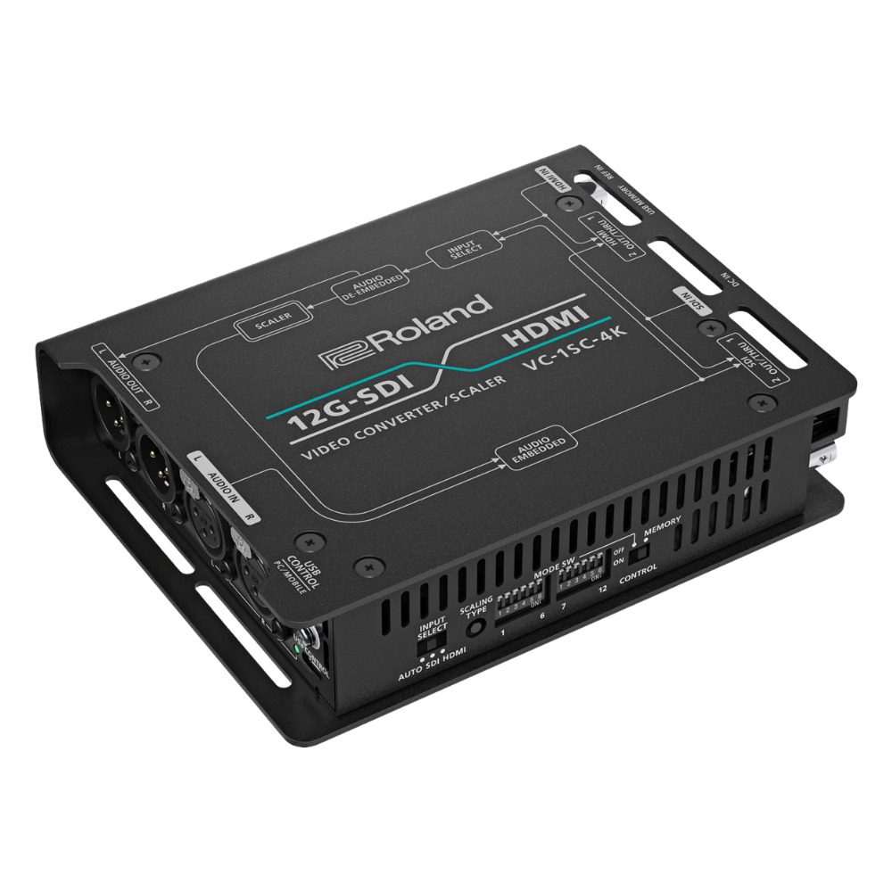 Roland video converter scaler on a white background