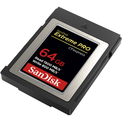 SanDisk Extreme Pro CFexpress Card Type B - 64GB Right Angle