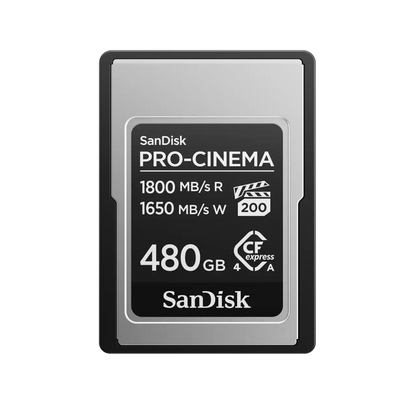 SanDisk PRO-CINEMA CFexpress Type A Card 480GB