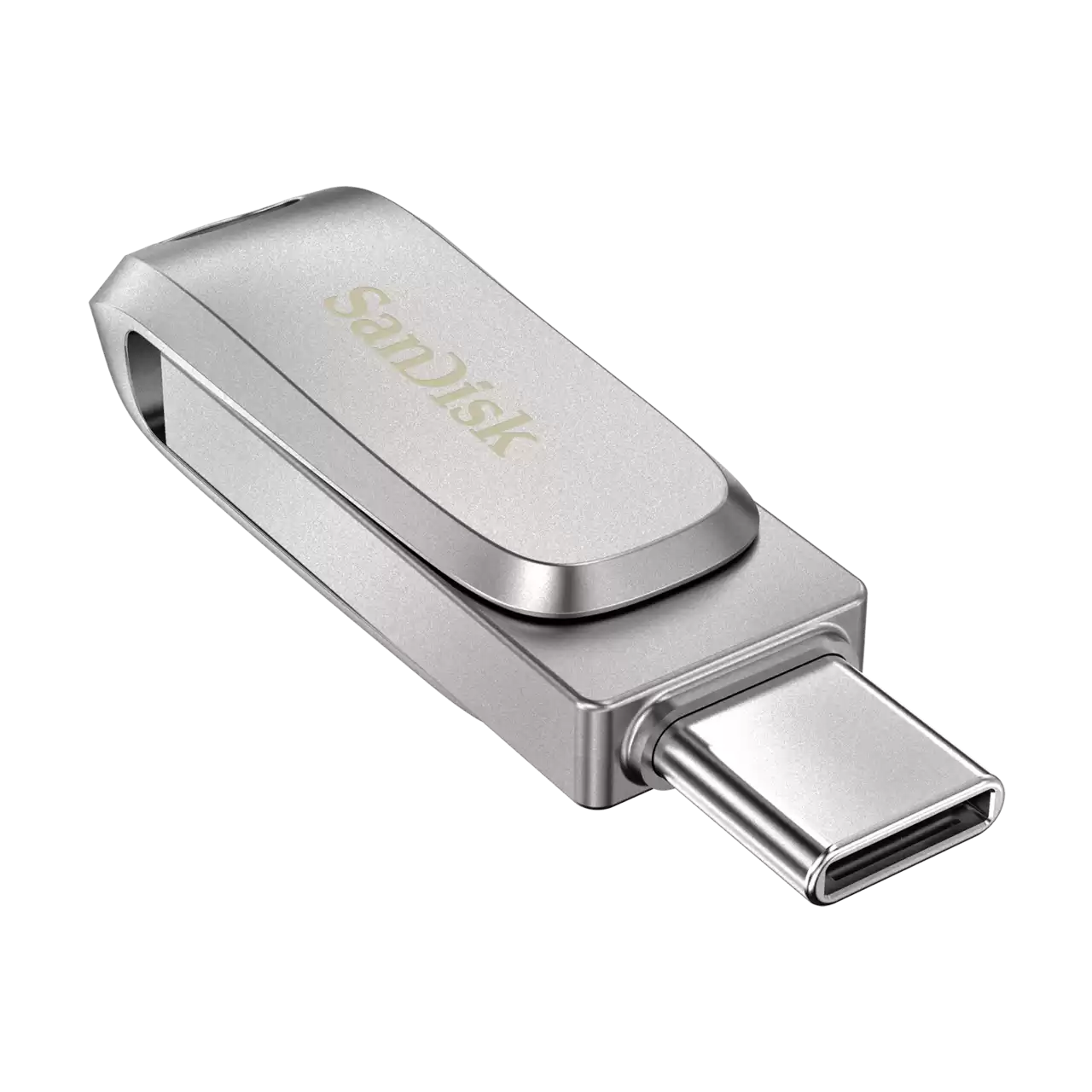 SanDisk Retail SanDisk Ultra Dual Drive Luxe USB Type-C™ Flash Drive - 128GB (Silver)