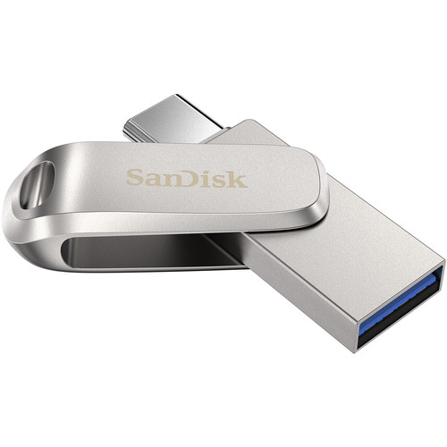 SanDisk Retail SanDisk 256GB Ultra Dual Drive Luxe USB 3.1 Flash Drive (USB Type-C / Type-A)