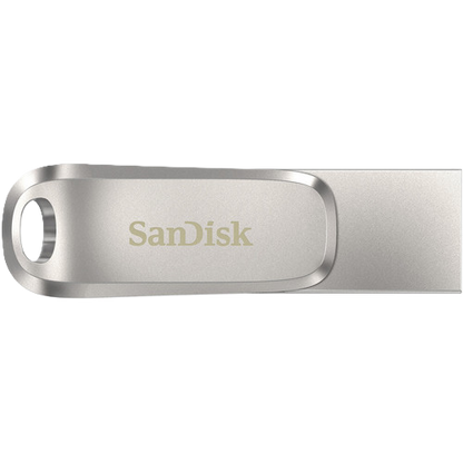 SanDisk Ultra Dual Drive Luxe USB Type-C Flash Drive (Silver) 256GB