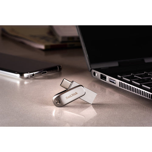 SanDisk Ultra Dual Drive Luxe USB Type-C Flash Drive (Silver) 256GB
