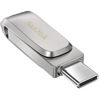 SanDisk Ultra Dual Drive Luxe USB Type-C Flash Drive (Silver) 512GB