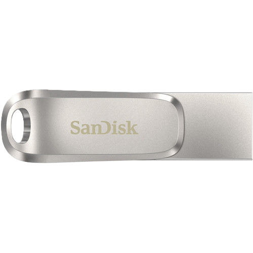 SanDisk Ultra Dual Drive Luxe USB Type-C Flash Drive (Silver) 512GB