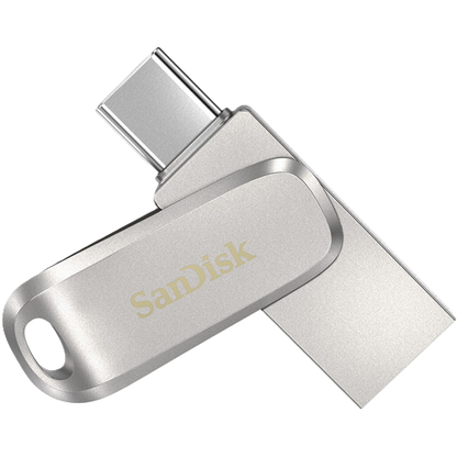 SanDisk Ultra Dual Drive Luxe USB Type-C Flash Drive (Silver) 512GB