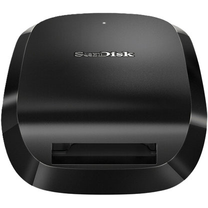 Black SanDisk product on a white background SanDisk Extreme PRO CFexpress Card Reader