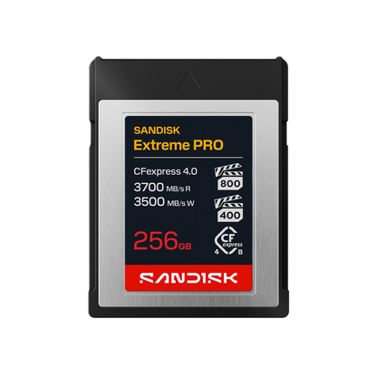 SANDISK Extreme PRO CFexpress 4.0 Type B Card 256GB