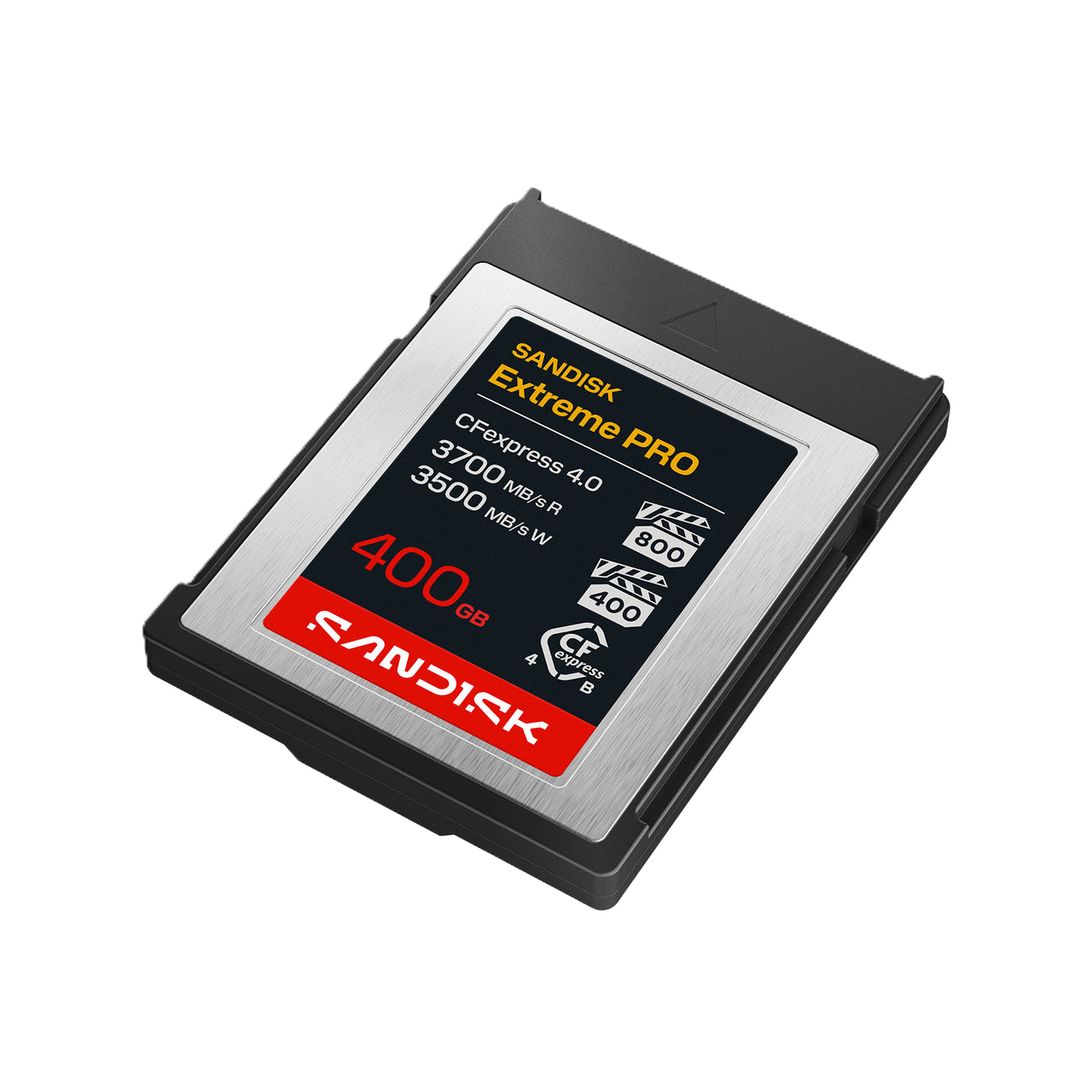 SANDISK Extreme PRO CFexpress 4.0 Type B Card 400GB Angle