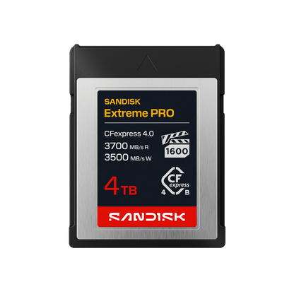 SANDISK Extreme PRO CFexpress 4.0 Type B Card 4TB