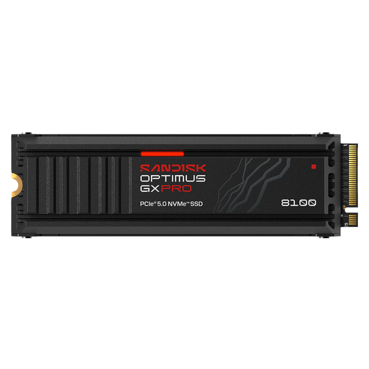SANDISK Optimus GX PRO 8100 NVMe SSD with Heatsink