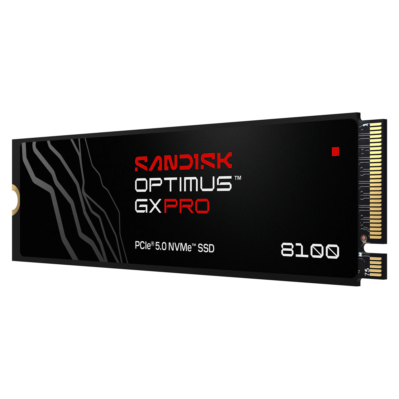 Sandisk Optimus GXPro 8100 PCIe 5.0 NVMe SSD in an M.