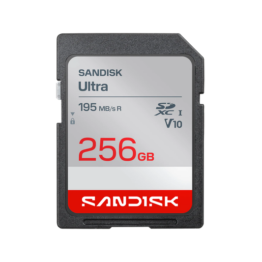 SANDISK Ultra SDHC UHS-I and SDXC UHS-I Card 256GB