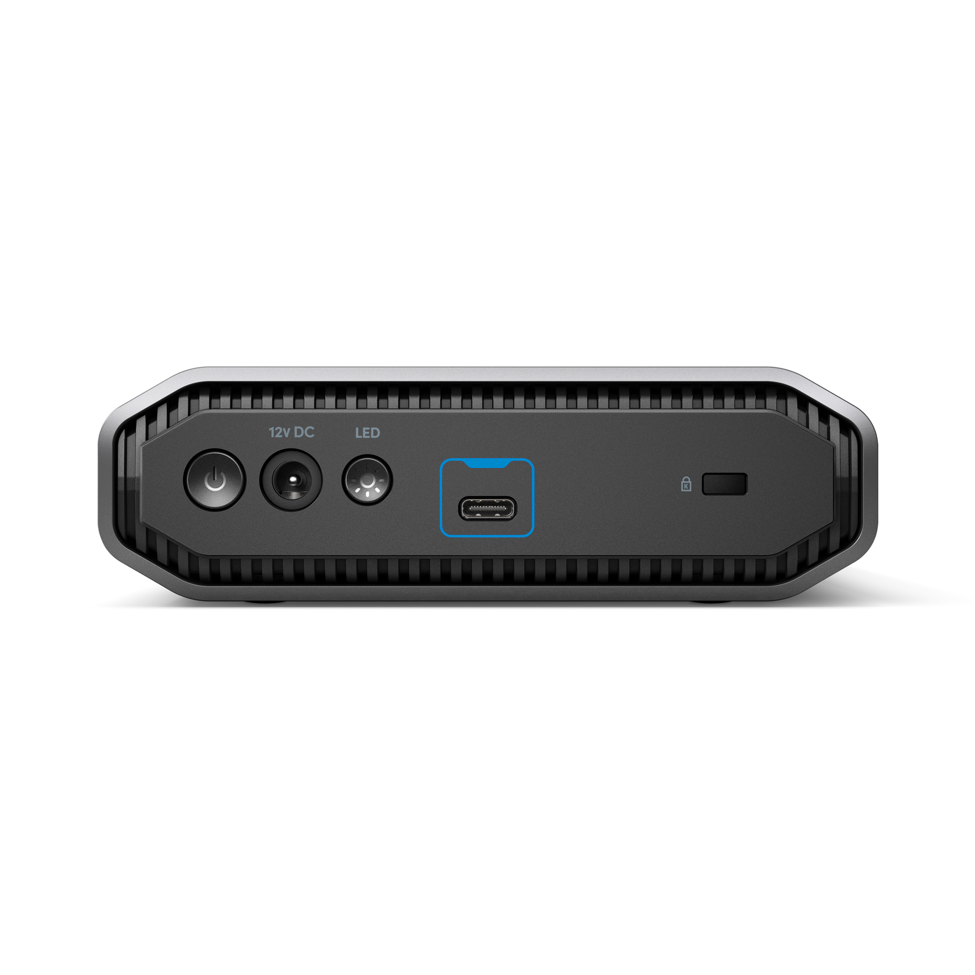 Western Digital G-DRIVE Desktop External Hard Drive Media Video Storage Inputs Ports Back Rear View