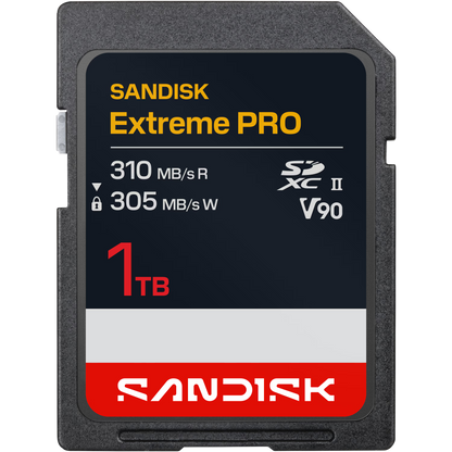 SanDisk Extreme PRO SD UHS-II V90 Card 1TB