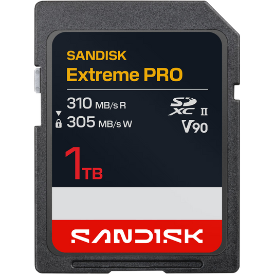 SanDisk Extreme PRO SD UHS-II V90 Card 1TB