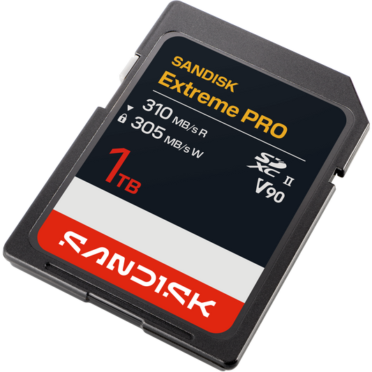 SanDisk Extreme PRO SD UHS-II V90 Card 1TB