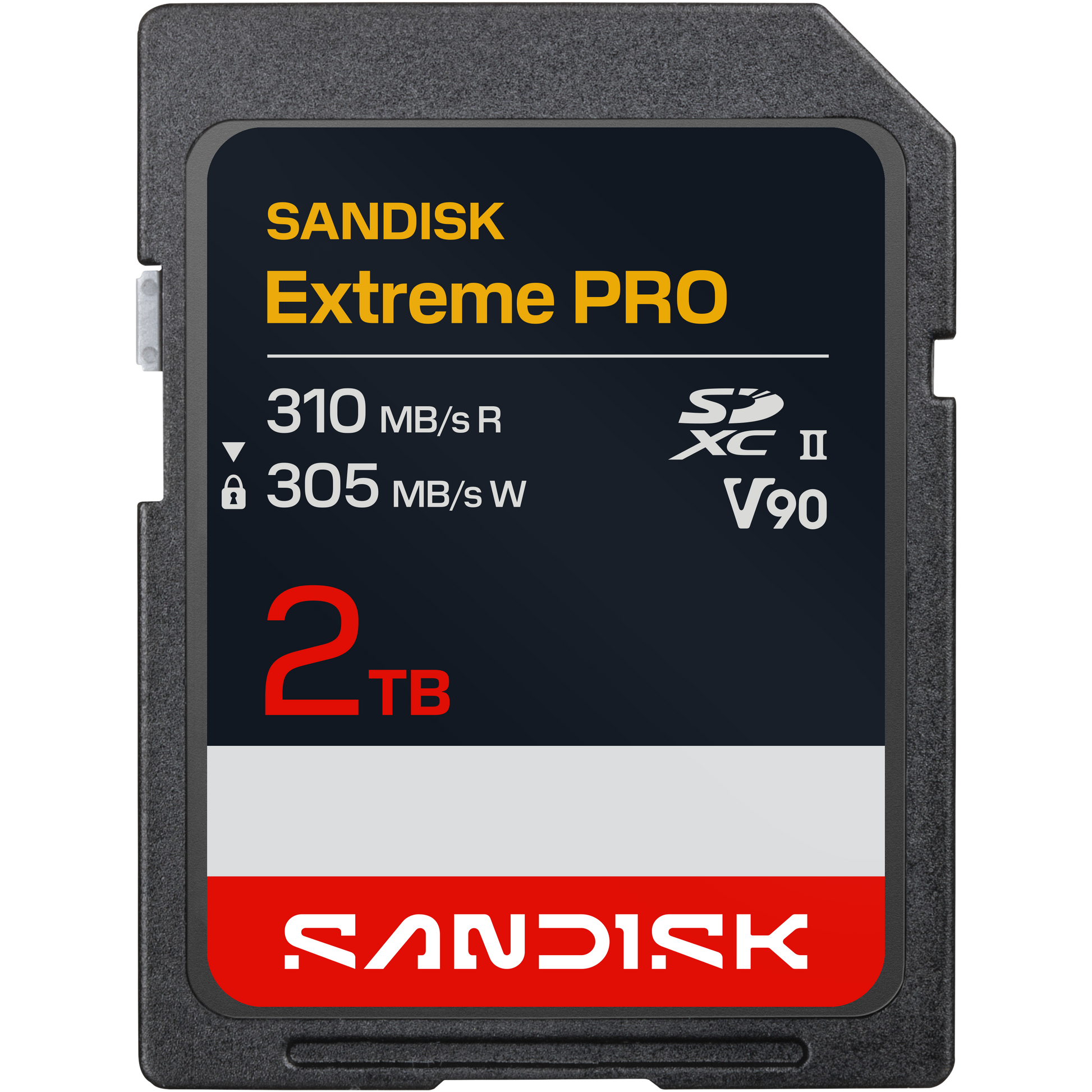 SanDisk Extreme PRO SD UHS-II V90 Card 2TB
