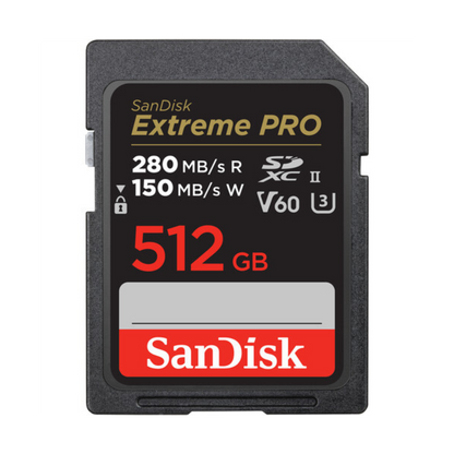 SanDisk Retail SanDisk 512GB Extreme PRO UHS-II SDXC Memory Card