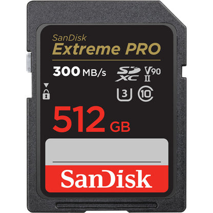 SanDisk Extreme PRO SD UHS-II Memory Card 512GB
