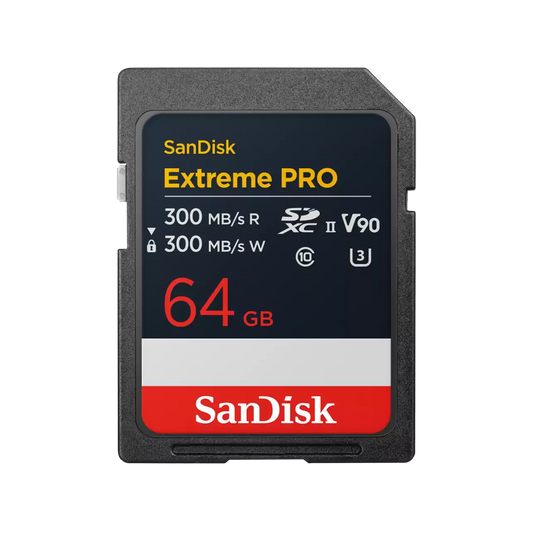 SanDisk 64GB SanDisk Extreme PRO SD UHS-II Memory Card, V90