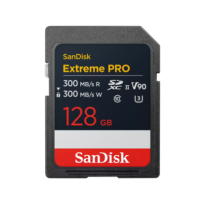 SanDisk 128GB SanDisk Extreme PRO SD UHS-II Memory Card, V90