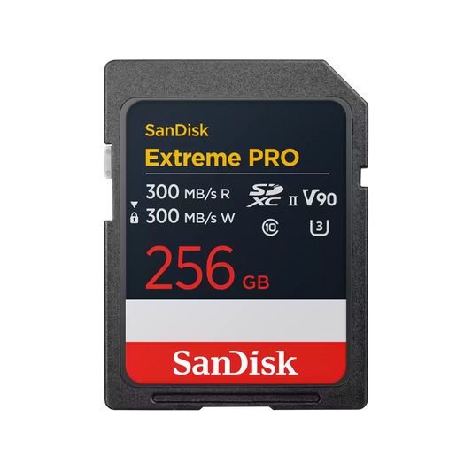 SanDisk 256GB SanDisk Extreme PRO SD UHS-II Memory Card, V90