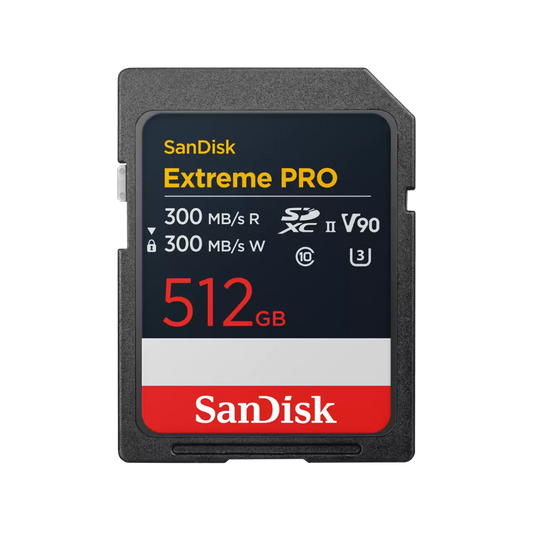 SanDisk 512GB SanDisk Extreme PRO SD UHS-II Memory Card, V90