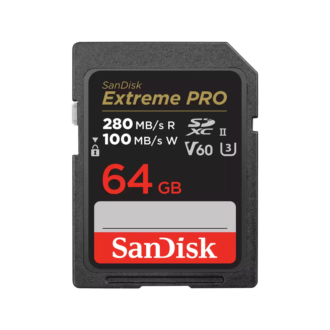SanDisk 64GB Extreme PRO SD UHS-II Memory Card, V60