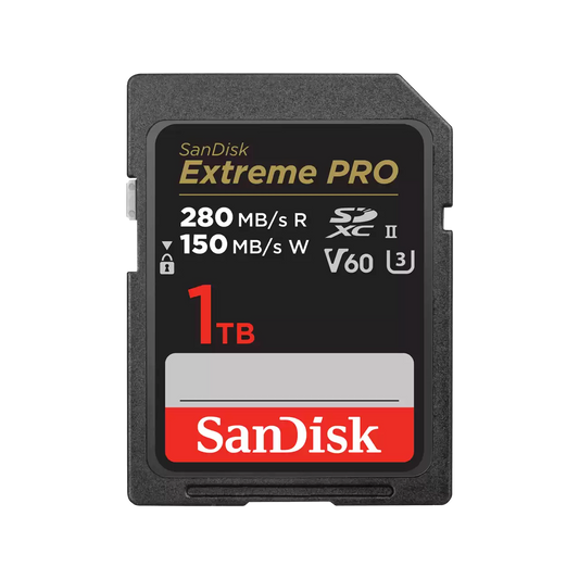 SanDisk Extreme PRO SDXC UHS-II V60 Memory Card - 1TB