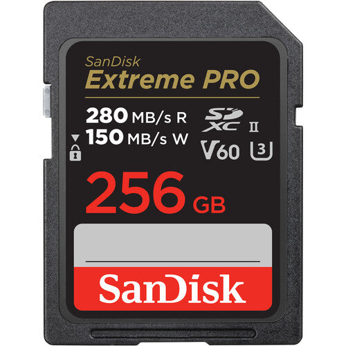 SanDisk Extreme PRO SDXC UHS-II Card - 256GB