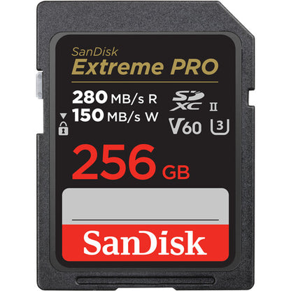 SanDisk Extreme PRO SDXC UHS-II Card - 256GB