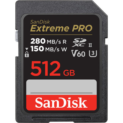 SanDisk Extreme PRO SDXC UHS-II Card - 512GB