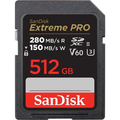 SanDisk Extreme PRO SDXC UHS-II Card - 512GB