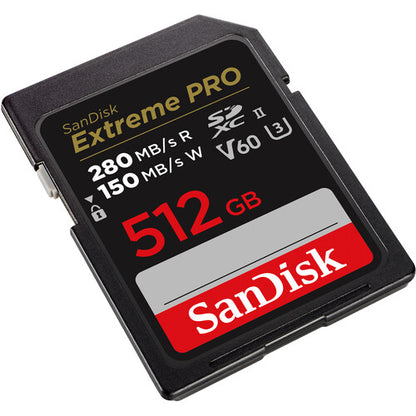 SanDisk Extreme PRO SDXC UHS-II Card - 512GB