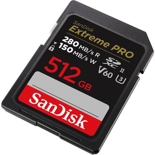 SanDisk Extreme PRO SDXC UHS-II Card - 512GB