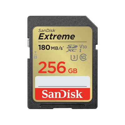 SanDisk Retail SanDisk Extreme SD UHS-I Card - 256GB