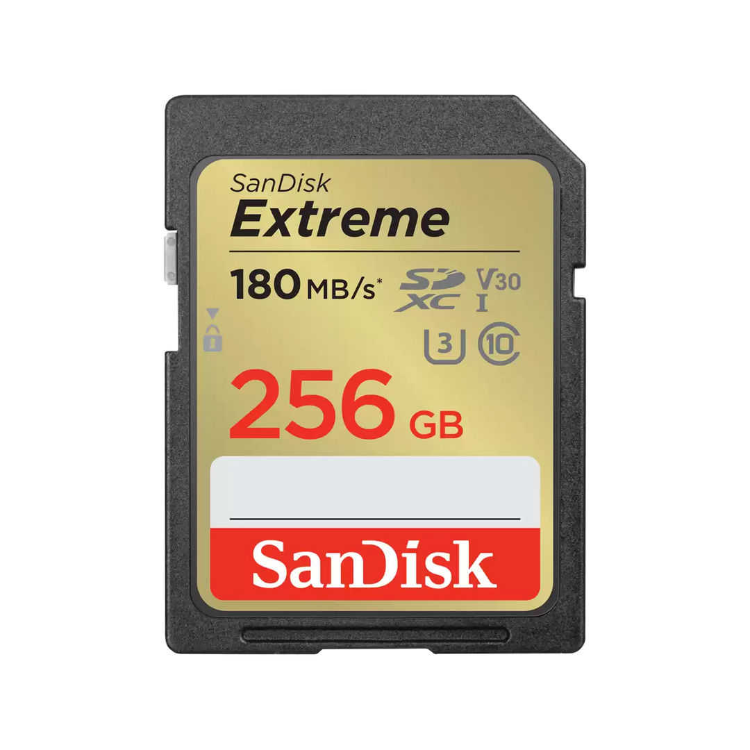 SanDisk Retail SanDisk Extreme SD UHS-I Card - 256GB