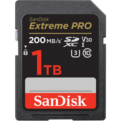 SanDisk Extreme PRO SDHC And SDXC UHS-I Card - 1TB