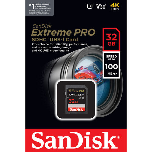SanDisk Extreme PRO SDHC And SDXC UHS-I Card - 32GB