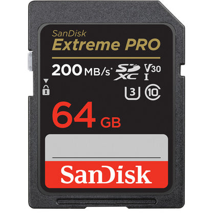 SanDisk Extreme PRO SDHC And SDXC UHS-I Card - 64GB