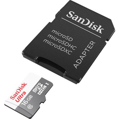 SanDisk Retail SanDisk Ultra microSD with SD Adapter - 16GB