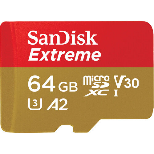 SanDisk Extreme microSDXC UHS-I Card - 64GB